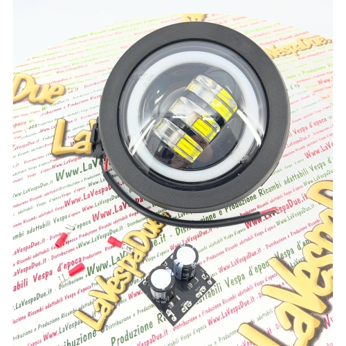 SIEM complete LED headlight assembly for VESPA PK