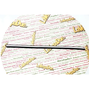 Left white trim for rear door for VESPA 50 PK XL RUSH from 1988 to 1989 V5X4T in rubber ro 248221 side panel