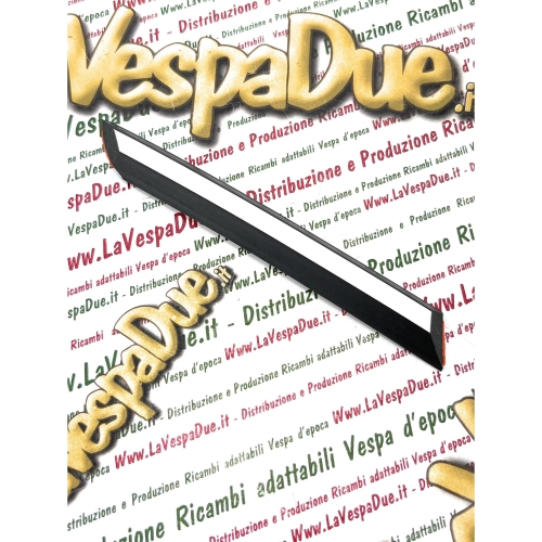 Linke weiße Zierleiste für vorderen Kotflügel für VESPA 50 PK XL RUSH von 1988 bis 1989 V5X4T aus Gummi ro 248224