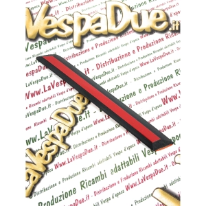 Red right trim for front mudguard for VESPA 50 PK XL RUSH from 1988 to 1989 V5X4T in rubber ro 248176