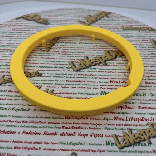 3D Wheel Nut Cover Ring YELLOW 3D Printed VESPA 50 125 PK XL HP S FL AUTOMATICA PLURIMATIC RUSH N FL2 CARBON EFFECT excellent quality and resistance