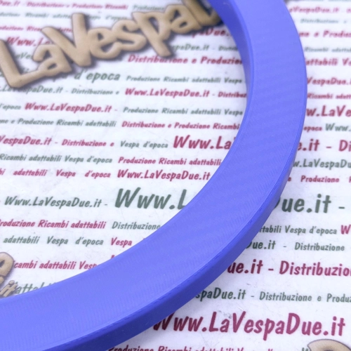 3D Printed BLUE Wheel Nut Cover Ring for VESPA 50 125 PK XL HP S FL AUTOMATICA PLURIMATIC RUSH N FL2 CARBON EFFECT excellent quality and resistance