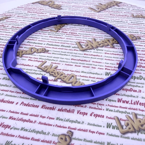 3D Printed BLUE Wheel Nut Cover Ring for VESPA 50 125 PK XL HP S FL AUTOMATICA PLURIMATIC RUSH N FL2 CARBON EFFECT excellent quality and resistance