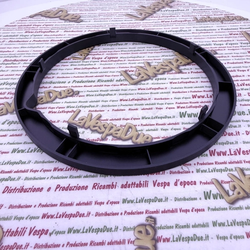 3D Printed Black Wheel Nut Cover Ring for VESPA 50 125 PK XL HP S FL AUTOMATICA PLURIMATIC RUSH N FL2 CARBON EFFECT excellent quality and resistance