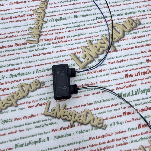 Luz indicadora de manillar ahumada impresa en 3D para VESPA PK 50 80 100 125 S SS, luz de manillar automática e indicador de intermitentes RO 178935.