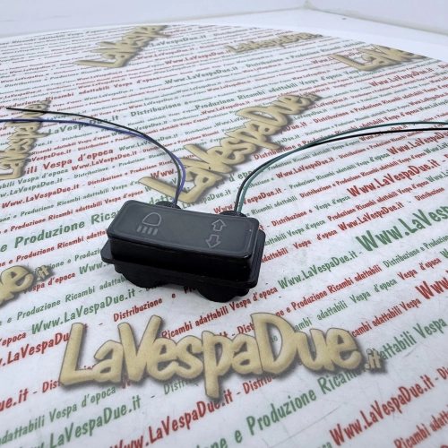 Luz indicadora de manillar ahumada impresa en 3D para VESPA PK 50 80 100 125 S SS, luz de manillar automática e indicador de intermitentes RO 178935.
