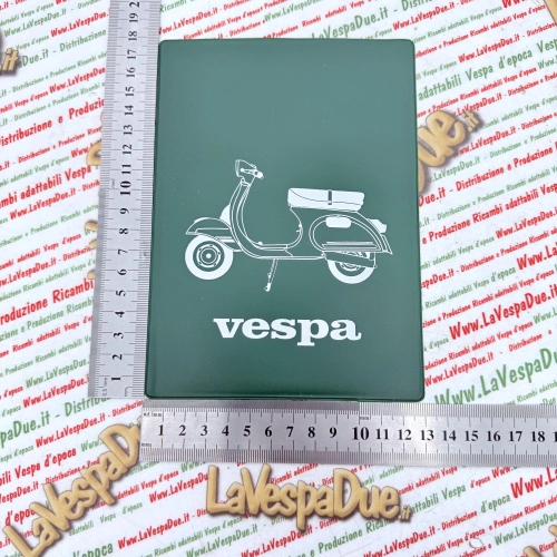 Vintage GRÜNE Dokumentenhülle für VESPA 125 ET3 PRIMAVERA, ideal für GT GTR SPRINT VELOCE TS RALLY GS SS GL NLR Dokumentenhülle