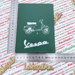Vintage GREEN document holder for VESPA 125 150 160 180 200 GT GTR SPRINT VELOCE TS RALLY GS SS GL document holder