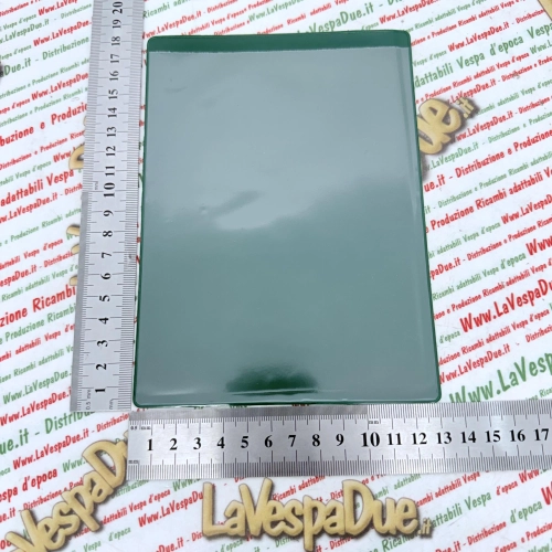 Porte-documents vert vintage pour Vespa 125, 150, 160, 180, 200 GT, GTR, Sprint, Veloce, TS, Rally, GS, SS, GL