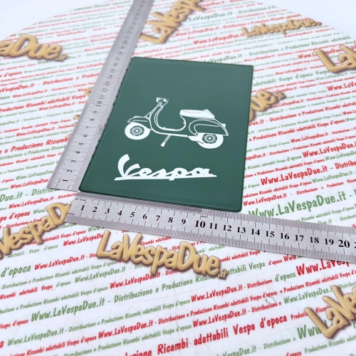 Vintage GRÜNE Dokumentenhülle für VESPA 50 90 125 SPECIAL ETS NLR SS S ELESTART Dokumentenhülle