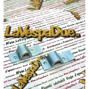 Pair of 16mm stand brackets for VESPA 50 90 125 NLR ET3 PRIMAVERA right and left bridge with zinc plating treatment