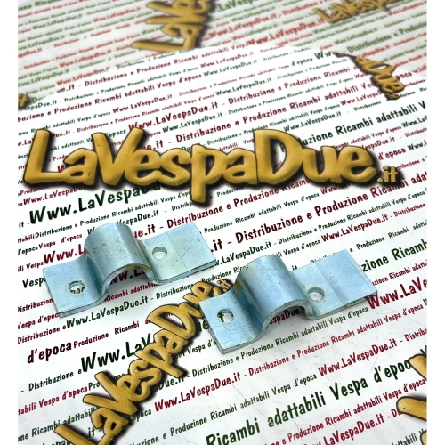 Pair of 16mm stand brackets for VESPA 50 90 125 NLR ET3 PRIMAVERA right and left bridge with zinc plating treatment