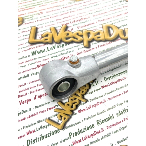 Front shock absorber VESPA 125 V30T V31T >181900 in cast aluminium with chrome plating treatment with screw and gasket