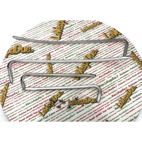 Ensemble de baguettes en aluminium pour garde-boue et capot VESPA 150 GL VLA1T avec vis, produit italien ro 094784 610098M