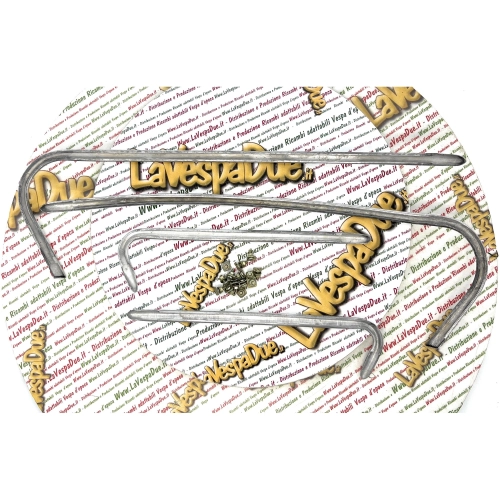 Juego de embellecedores de aluminio para guardabarros y paneles laterales VESPA 160 GS VSB1T con tornillos, producto italiano ro 093338