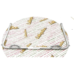 Central stand for VESPA 150 GS VS4T VS5T in metal Ø 15 mm supplied with caps and cadmium plating treatment