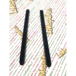 Set of 2 central rubber strips for footboard strips for VESPA 50 N V5A1T >283299 R 700001> >938761 for the central footboard tunnel, Italian product