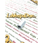Dado M8 distanziale 8 x 13 x 24 per VESPA 160 180 200 per bullone da 8 mm alto 24 mm tra cuffia e testata cilindro r.o. 015239