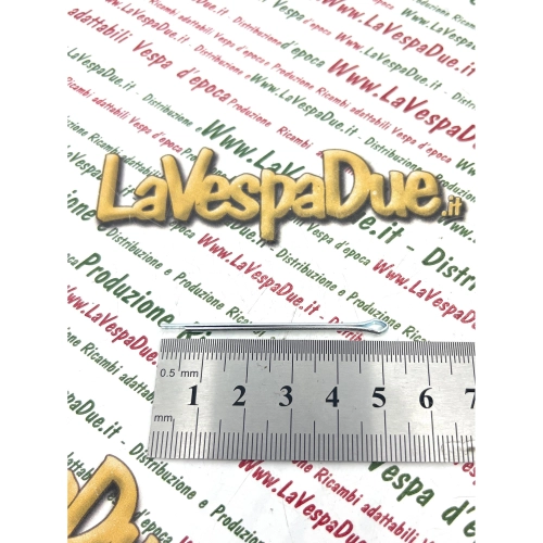 Goupille fendue 2 x 40 mm en acier galvanisé pour VESPA APE LAMBRETTA, raccord de boîte de filtre à air Vespa et diverses applications : tambours de frein, colliers de fixation de filtre, bouchon de réservoir, boîtier de filtre à air ro 012774 012818