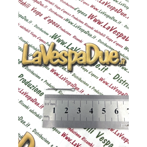 Goupille fendue, écrou de retenue, tiges de commande de boîte de vitesses, axes de plaque de frein 1 x 20 mm en acier galvanisé pour VESPA 98 125 V98T V0T V1T à V15T APE 125 A1T à A15T APE, LAMBRETTA et diverses applications : tambours de frein, brides, f