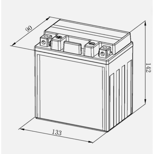 Batterie AGM scellée BOSCH YB10L-B 12V FA116 12V 10Ah prête à l'emploi pour VESPA 125 150 200 300 250 BEVERLY LIBERTY