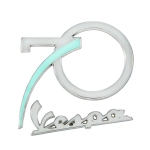 70th anniversary commemorative plate sticker for top box for VESPA PX 125 150 50 125 150 300 GTS resin coated ro 2H001487