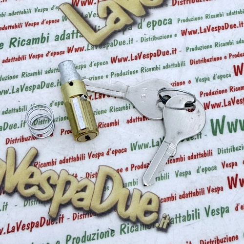 Steering lock with NEIMANN type key for VESPA 50 90 125 150 160 180 200 SPECIAL PX TS SS SPRINT RALLY ro 152096 120328 4 mm guide