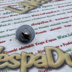 Tornillo ranurado de acero inoxidable con cabeza abombada para fijar el soporte de la matrícula trasera de VESPA APE LAMBRETTA 90 125 150 160 180 200