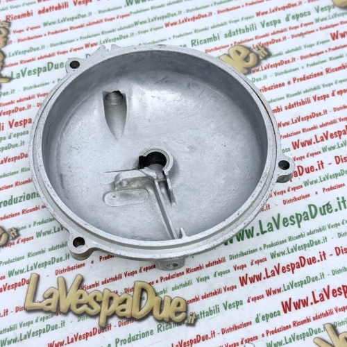 Tapa de la carcasa del embrague para VESPA 125 VU1T U VM1 VM2 VN1 VN2 150 VL1 VL2 VL3 VGL1T VB1T VESPA ACMA en aluminio con grabado de la inscripción VESPA