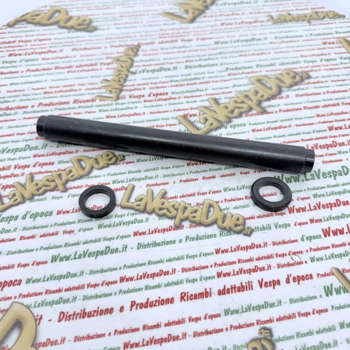 Ensemble tube et rondelle pour support de traverse moteur au cadre pour VESPA 80 125 150 200 PX PE VNA VNB VNC VNL VBA VBB GL VLA VLB SPRINT ACMA en métal bruni