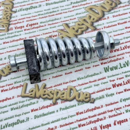 Kit de muelles para revisión del bastidor del asiento individual para VESPA 125 150 VNA VNB VNC VNL2 VNL3 VNX VBA VBB VBC VLA GL VLB VLX con tornillo, tuerca, amortiguador de muelle y arandela cónica