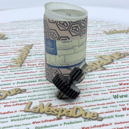 Duplo gear PIAGGIO 50 CIAO PORTER CT1T > 4974 doble Z 9 dientes rectos Z 29 dientes rectos Eje del buje trasero Variador de rueda ro 125804 eje tensor