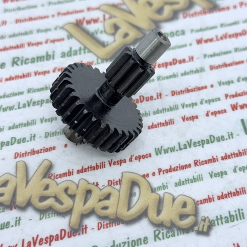 Duplo gear PIAGGIO 50 CIAO PORTER CT1T > 4974 doble Z 9 dientes rectos Z 29 dientes rectos Eje del buje trasero Variador de rueda ro 125804 eje tensor