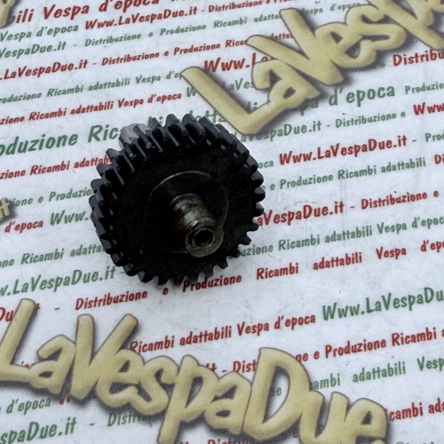 Duplo gear PIAGGIO 50 CIAO PORTER CT1T > 4974 doble Z 9 dientes rectos Z 29 dientes rectos Eje del buje trasero Variador de rueda ro 125804 eje tensor