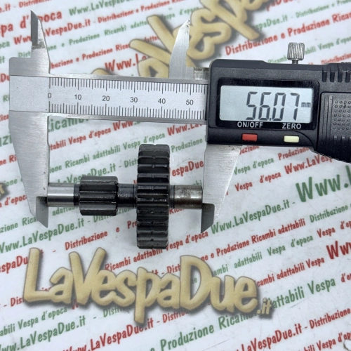Duplo gear PIAGGIO 50 CIAO PORTER CT1T > 4974 doble Z 9 dientes rectos Z 29 dientes rectos Eje del buje trasero Variador de rueda ro 125804 eje tensor