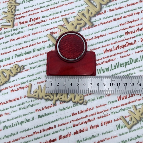 Reflector VESPA VM VN VL VB1 VNA GS 125 150 1954 a 1958 con reflector de luz de freno trasera SUPER CATALUX Tipo grande ro 020914