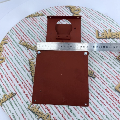 Base Supporto porta targa e fanalino per APE 125 150 faro basso traporto cose cassone cambio bacchetta A1 A11 A15 AB AC