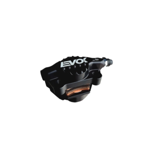 Étrier de frein avant noir EVOK IRON BRAKE P34 pour Vespa PX (compatible avec les modèles 125, 150 et 200 de 1998).