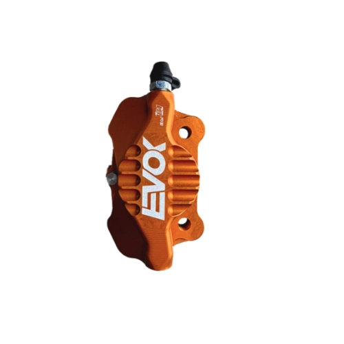 Étrier de frein avant orange EVOK IRON BRAKE P34 pour Vespa PX, compatible avec les modèles VESPA PX 125, 150 et 200 (année-modèle 1998).