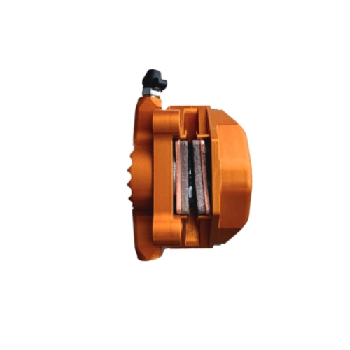 Étrier de frein avant orange EVOK IRON BRAKE P34 pour Vespa PX, compatible avec les modèles VESPA PX 125, 150 et 200 (année-modèle 1998).