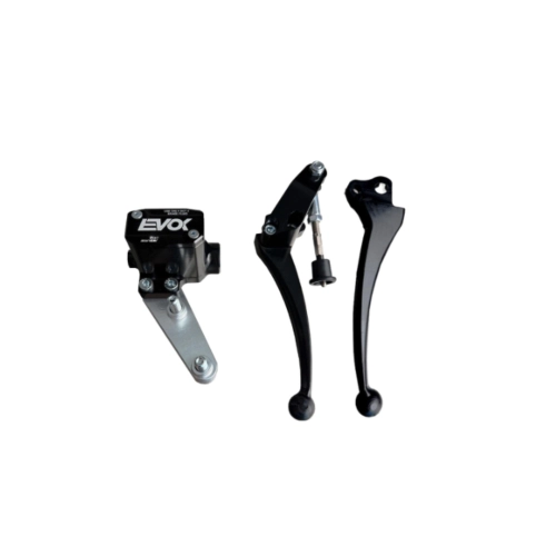 Kit de bomba de freno hidráulico delantero EVOK IRON P11 negro para VESPA PK