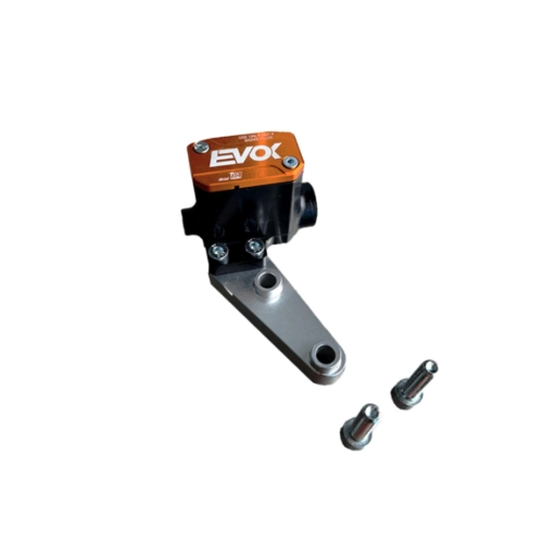 Kit de bomba de freno hidráulico delantero EVOK IRON P11 negro y naranja para VESPA PX