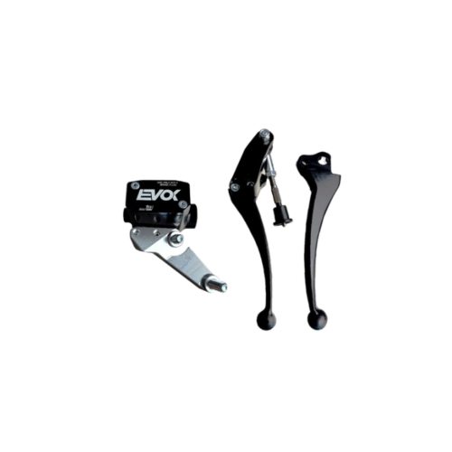Kit de bomba de freno hidráulico delantero EVOK IRON P11 negro para VESPA 50 SPECIAL