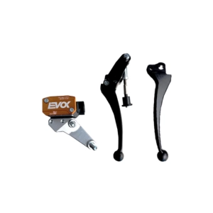 Kit de pompe de frein hydraulique avant EVOK IRON P11 noir et orange pour VESPA 50 SPECIAL