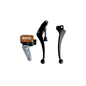 Kit de pompe de frein hydraulique avant EVOK IRON BRAKE P11 noir et orange pour VESPA ET3