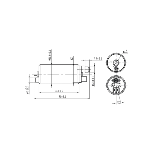 Bomba de combustible HONDA KAWASAKI KYMCO SH ro 00117309 16730 KTF 640