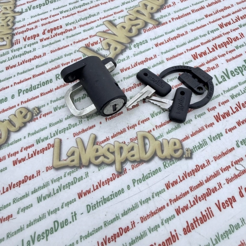 Helmet and bag lock for VESPA PIAGGIO CIAO SI BOXER BRAVO APRILIA with key anti-theft lock saddle handlebar helmet backpacks and luggage racks various applications