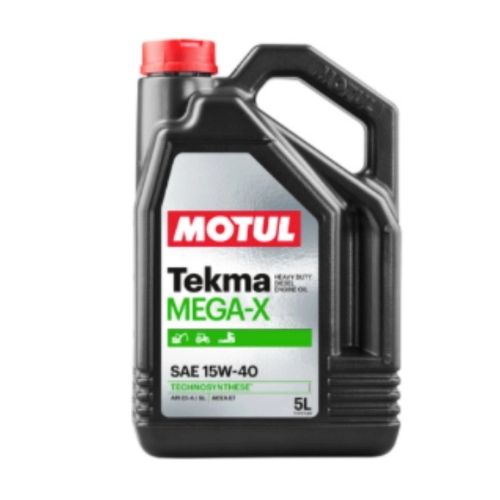 MOTUL TEKMA MEGA X 15W-40 Motorenöl, 5 Liter, Schmierstoff für Dieselmotoren von Nutzfahrzeugen, Saug- oder Turbomotoren, oder Motoren älterer Generationen, 5-Liter-Dose