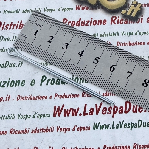 Splint 3,2 x 60 mm aus verzinktem Stahl für VESPA, APE, LAMBRETTA und diverse Anwendungen wie Bremstrommelklemmen, Filterhalterungen, Tankdeckel und Türschlösser
