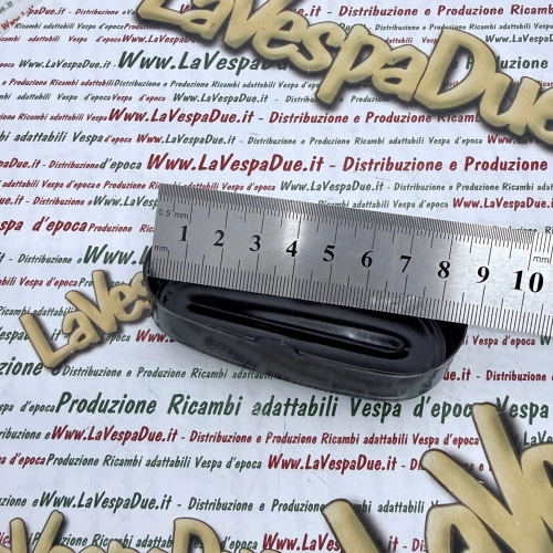 Semi-gloss black aluminum spring cover for hub spring for VESPA 50 90 125 NLR SPECIAL PRIMAVERA ET3 ro 070177